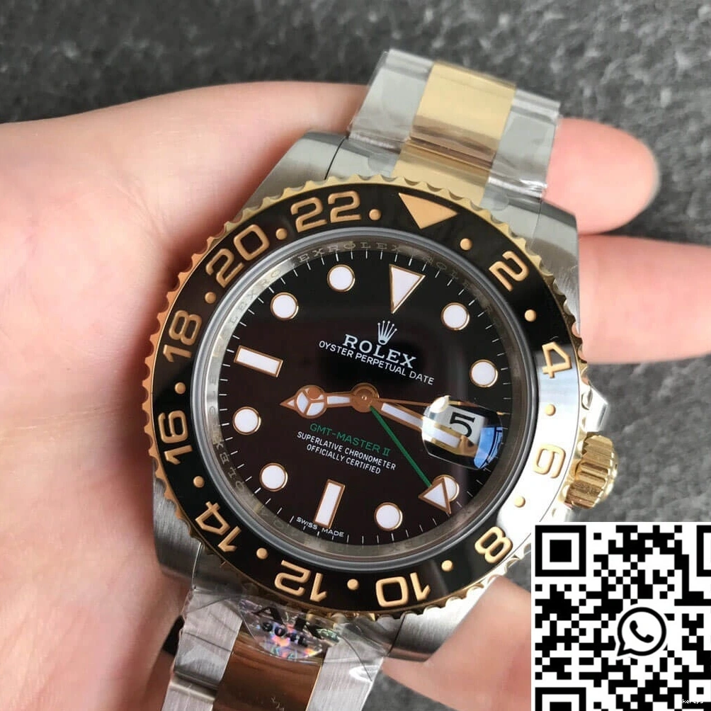 116713-LN-78203 Yellow Master Gold GMT AR Rolex II Factory 0314